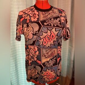 Oh Snap! Drill Clothing Co. Comic Book Super Heroes Men’s Shirt Size M